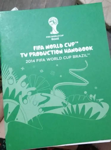 MANUAL DE PRODUÇÃO DE TV COPA DO MUNDO FIFA BRASIL 2014? -  item de colecionador