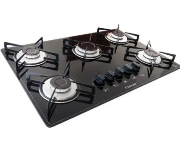 Fogão Cooktop 5 Bocas com Acendimento Automático Safanelli (GARANTA JÁ O SEU)!!