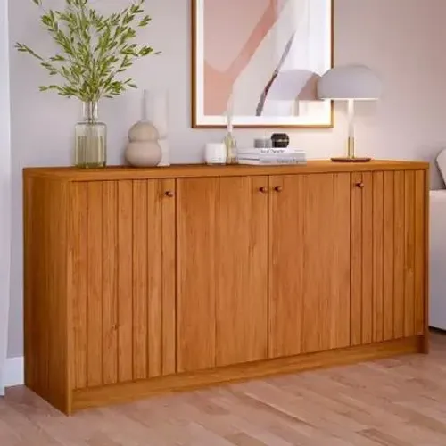 Buffet Lia em MDF 4 Portas Cinamomo - Cimol<br>