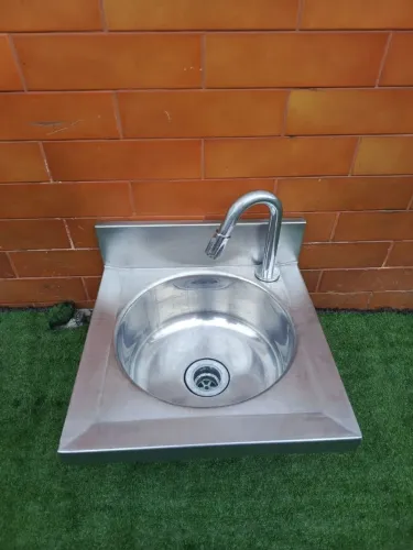 Pia industrial inox assepsia