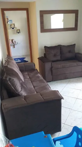 *SOFA BARCELONA 2X3 LUGARES - FRETE GRATIS