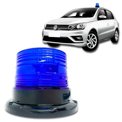 Giroflex / Giroled Azul 8 Funções 24 Leds 12v/24v Asx