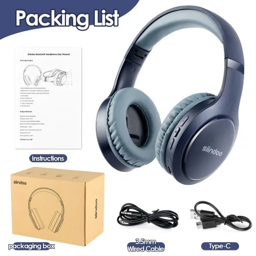 Headphone Bluetooth Siindoo - Som Imersivo e Conforto
