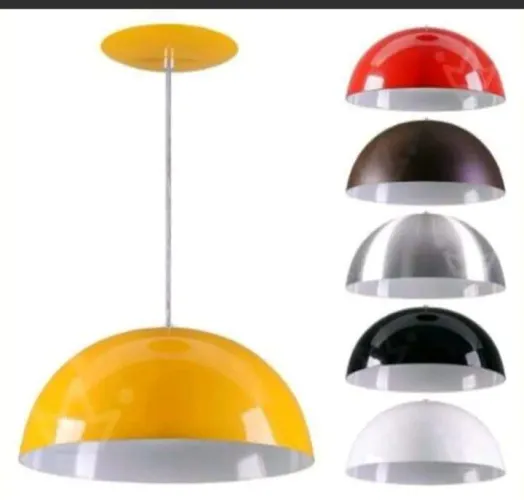 Luminária Pendente Cores Variadas - Design Moderno