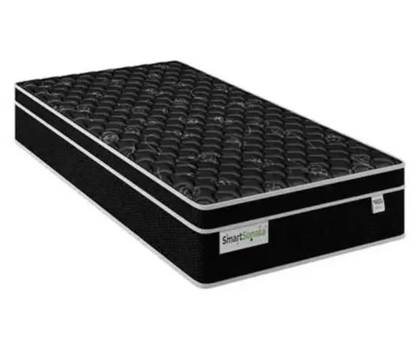 Colchão Solteiro Molas Verticoil Smart Sonata Black Euro Pillow (88x188x26)