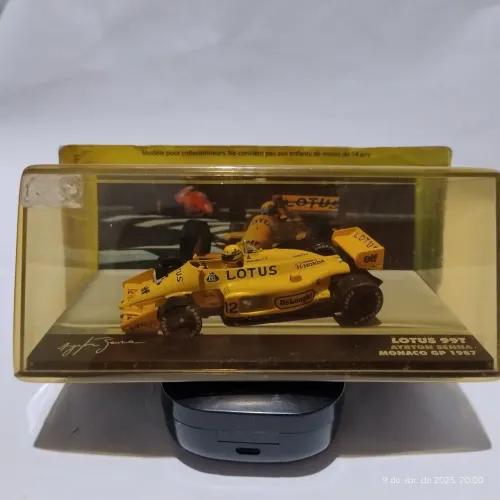 Miniatura Lotus 99T Ayrton Senna Monaco GP 1987