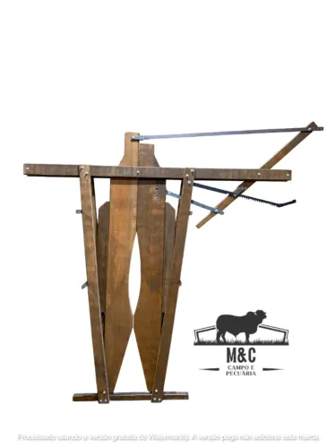 Pescoceira bovina/tronco de contenção bovino