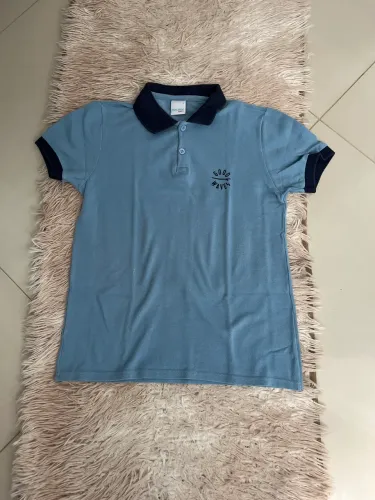 Camisa azul malwee, TAM 10 anos, seminova