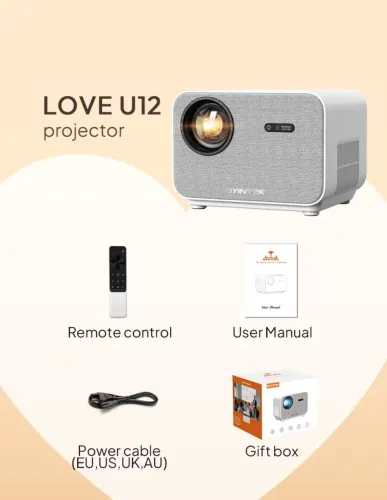 Projetor LOVE U12 - Qualidade de imagem incrivel!