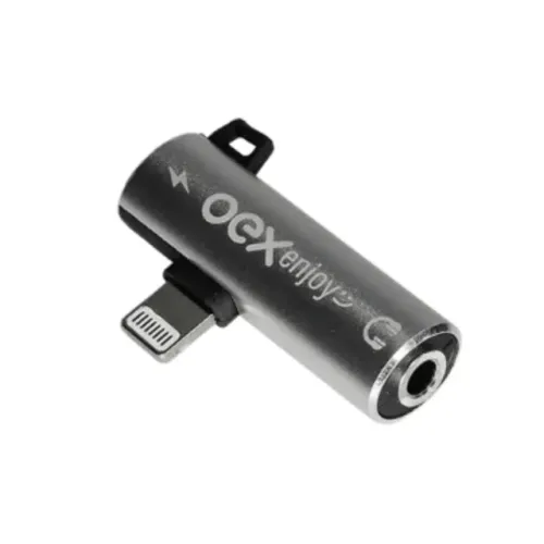 Adaptador Duo Lightning + P2 AD200 - Oex  cod: 2416