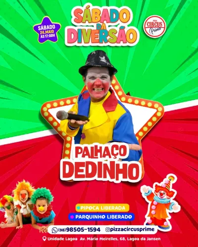Palhaço e locutor para eventos