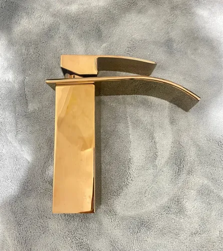 Torneira Cascata Monocomando Rose Gold Luxo