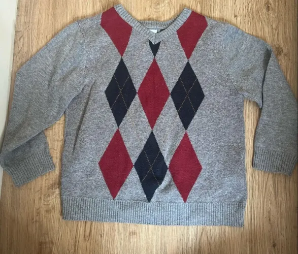 Suéter de tricô infantil