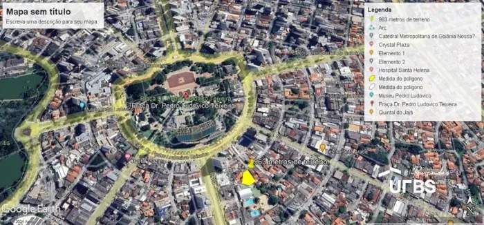 Terreno à Venda no Setor Sul | 963m² | Próximo à Praça Cívica | Ideal para Clínicas e Escr
