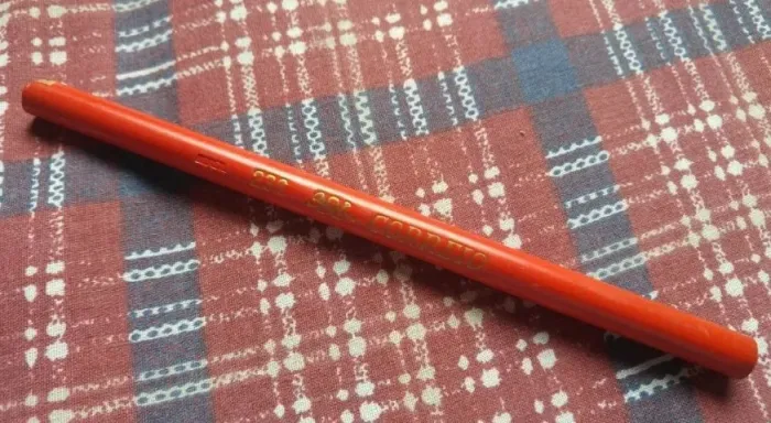 Lápis Duas Cores Antigo Raro Dos Correios Anos 50 Verm/azul
