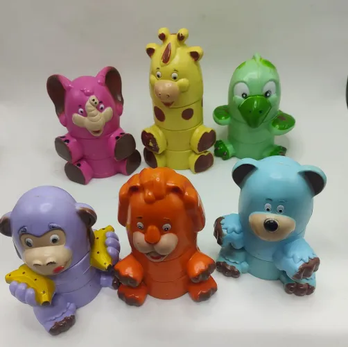Animais de brinquedo zoo baby (usado)