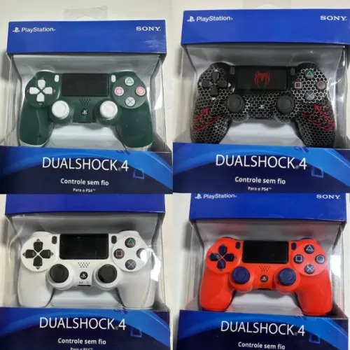 Controle Ps4 Pc Celular Novo Personalizado Aceito cartão varios modelos