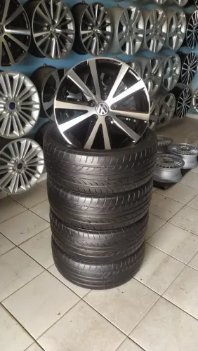 Jogo de rodas 17 Passat alemão Jetta