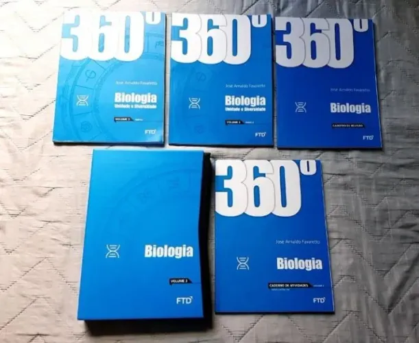 Box de Livros Biologia 360° FTD Volume 3