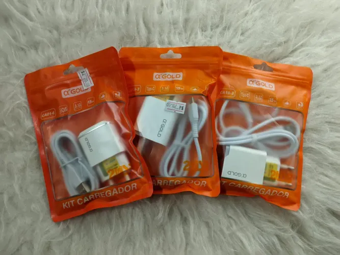 Kit Carregador Celular 3 em 1 - X'Gold
