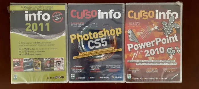 Coletânia Revista Info + Cursos Photoshop e PowerPoint
