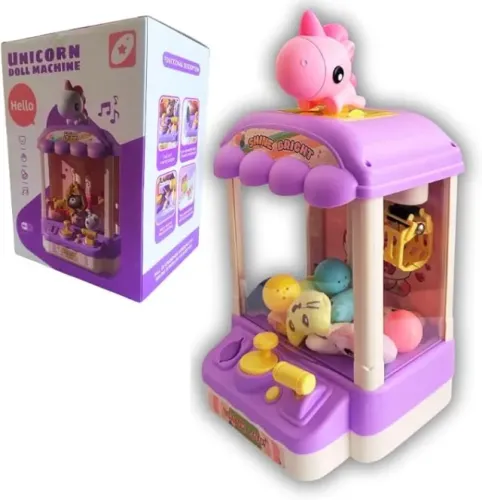 Mini Máquina De Pegar Ursinhos UNICORNIO