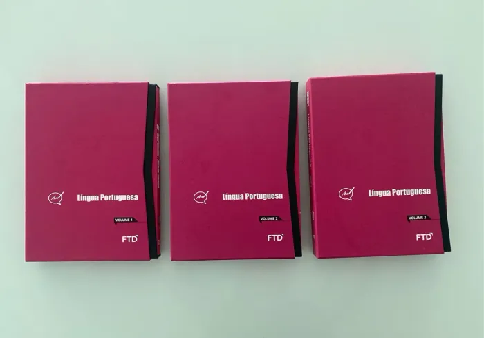 Conjunto de Boxes da Língua Portuguesa Vol. 1, 2, 3 - FTD