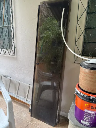 Box de vidro fumê