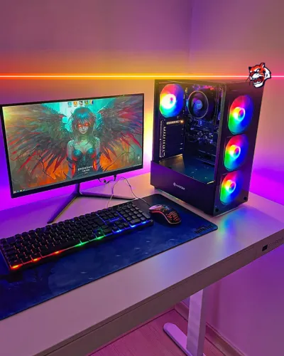 Pc Gamer Completo Intel Core Roblox, Free fire gta 5 e muito mais 1 ano de garantia