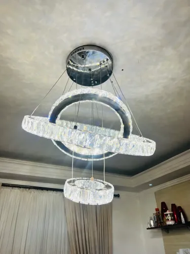 Pendente pontas 3 cores