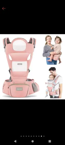 Canguru Ergonômico Rosa 