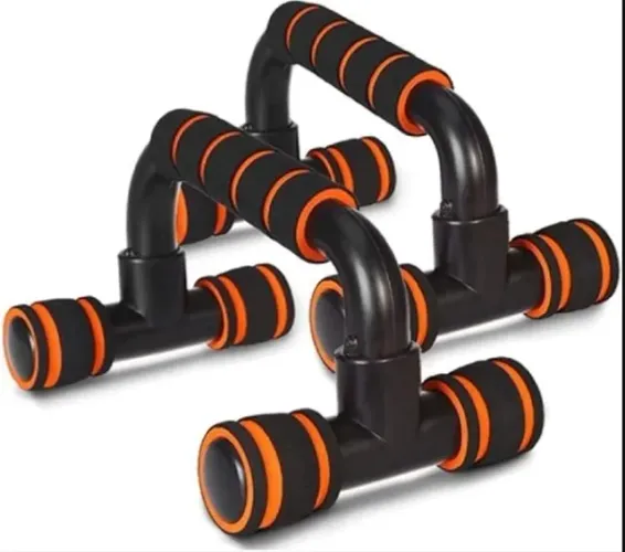 Suporte Flexão De Braço Calistenia Fixo Barra Apoio Push Up Fit Pilates