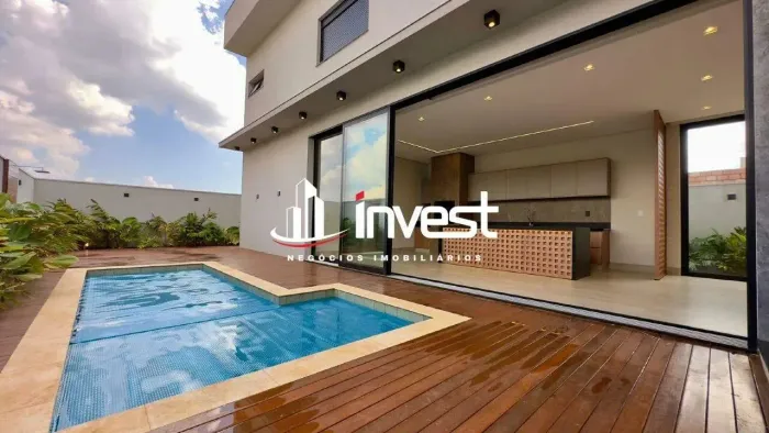 Casa em Condomínio Damha III, Uberaba 5 Suítes, Área Gourmet completa, rica em planejados