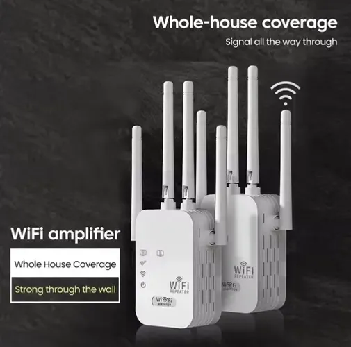 Amplificador de sinal repetidor wi-fi, 300mbps