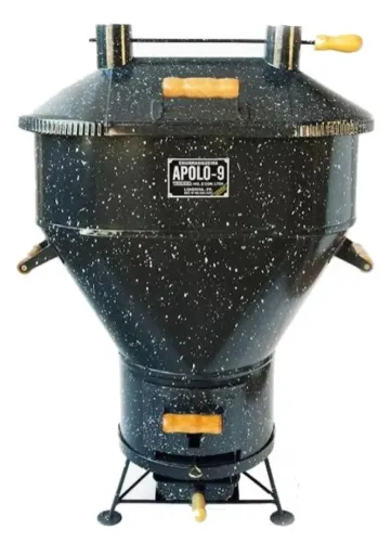 Churrasqueira Apolo 9 Esmaltada Cor Preto/branco Usada 