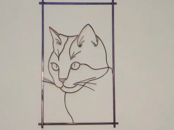 quadro de parede decorativo em ferro