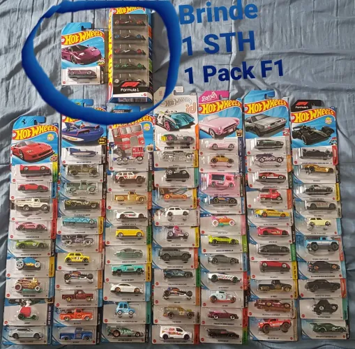 Hot Wheels Caixa + Brindes - BAIXOU O PREÇO !