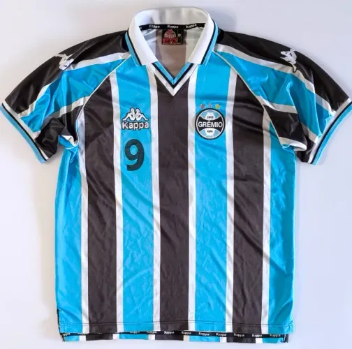 Rara camisa De Jogo Grêmio 2001 #9 Kappa