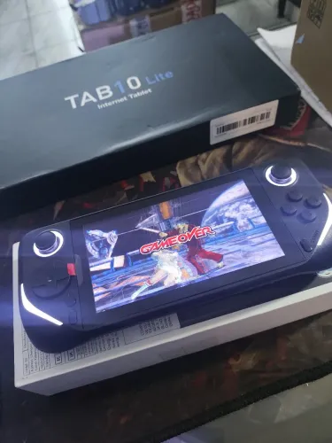 Videogame console portátil E6 Plus Android 2gb ram 64gb com 10000 jogos Tela 5 Pol
