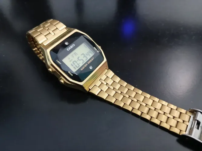 Relógio Casio Dourado Vintage