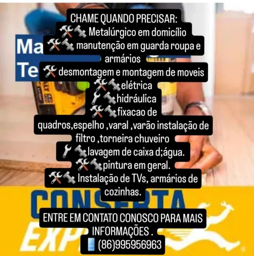 Soldador, montador, eletricista, bombeiro