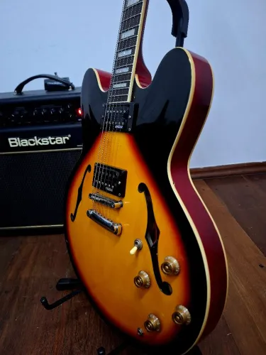 Guitarra Semi-Acústica Dolphin - Estilo ES-335