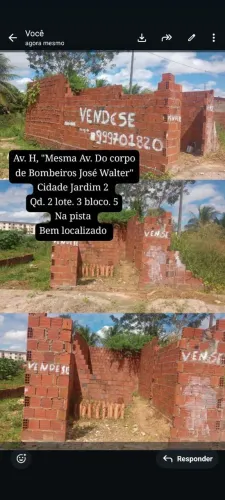 Terreno em construção Cj. 2 José Walter 