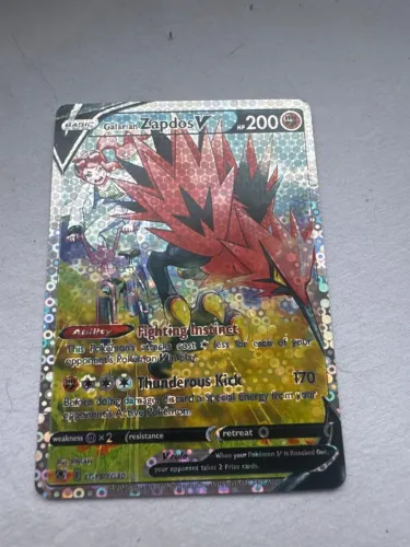 Galarian Zapdos V. TG19/TG30 ACEITO Legends como troca.