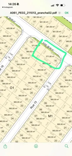Cond. ALPHAVILLE - Cabo Frio-RJ . LOTE 371,80 m² (SOL DA MANHA E ESQUINA). $250 mil