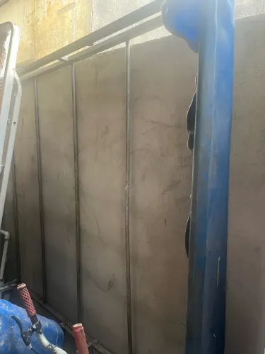 Estrutura de metal pra toldo fixo