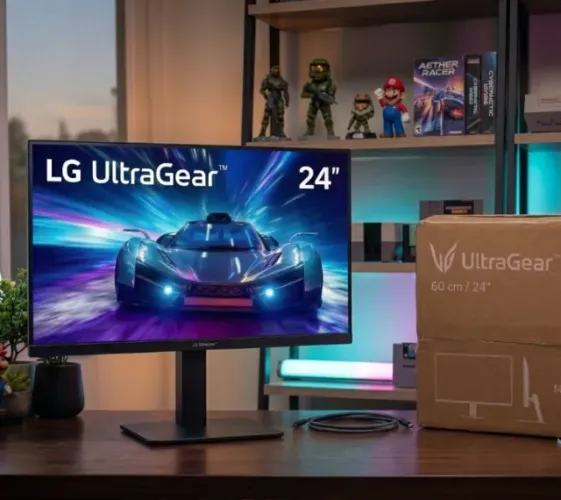 Monitor LG Ultragear IPS 144hz 1ms 24'' Lacrado