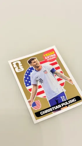 Gold sticker, figurinha de ouro copa 2026 