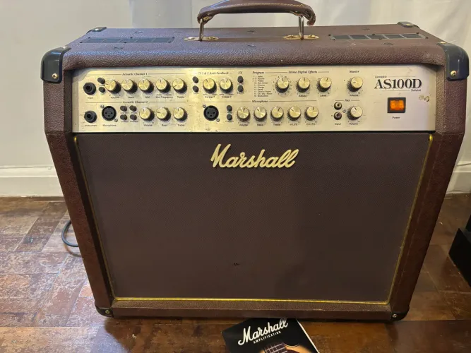 Amplificador Marshall AS100D, o mais barato anunciado 