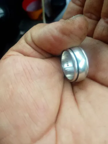 Dedeira de prata macisa. 10,3 grama